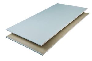 12.5mm Knauf Moisture resistant Plasterboard 1200x2400mm Tapered Edge