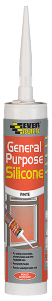 Everbuild General Purpose Silicone Sealant - Black