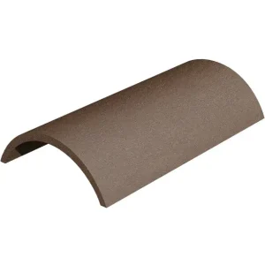 Marley Concrete 457mm segmental ridge - Smooth Brown