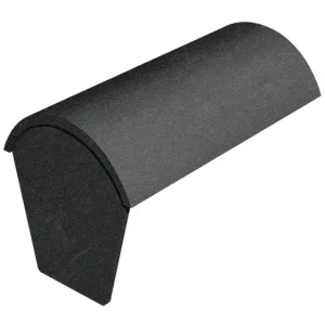 Marley Concrete 457mm Segmental stop end ridge - Anthracite