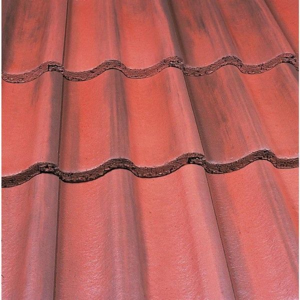 Marley Mendip Roof Tile - Old English Dark Red - Pack of 32