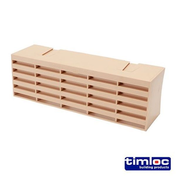 Timloc Plastic Airbrick - 215 x 69mm - Buff