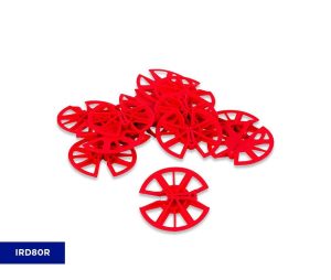 TIMLOC Plastic Insulation Retaining Disc 80mm (250) Red