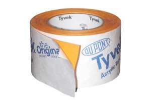 Tyvek Acrylic Single Sided Tape - 75mm x 25m Roll