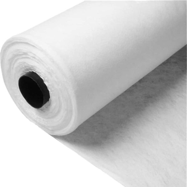 White Non-Woven Lotrak 100 Geotextile Membrane 4.5m x 100m